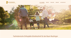 Desktop Screenshot of orthopaedie-schirmer.com